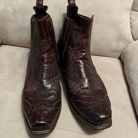 Dan Post ostrich boots size 13 - Picture 2 of 7